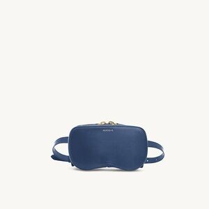 NWT Senreve Coda Belt Bag Navy Pebbled Leather